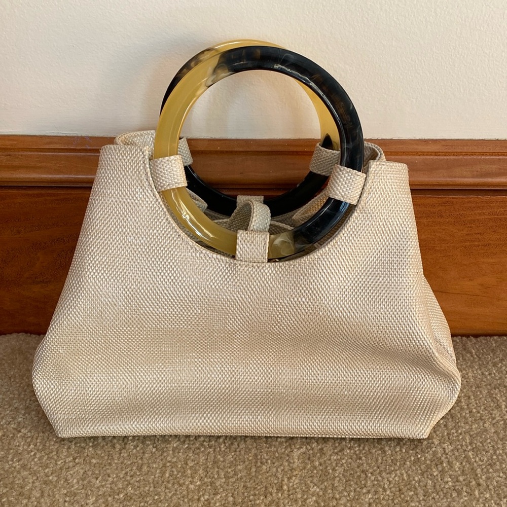 Liz Claiborne Vintage Bakelite Crossbody Purse